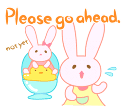 Mother rabbit sticker #6031387