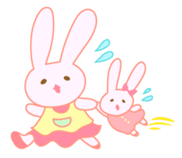 Mother rabbit sticker #6031392