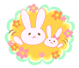 Mother rabbit sticker #6031393