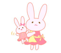 Mother rabbit sticker #6031402