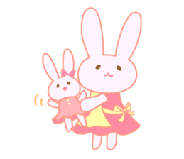 Mother rabbit sticker #6031402