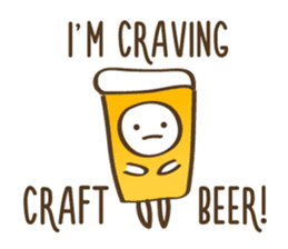 Craft Beer Sticker sticker #6031588