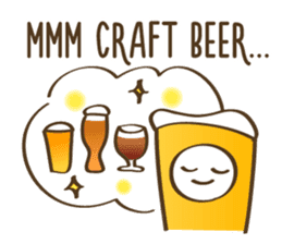 Craft Beer Sticker sticker #6031595