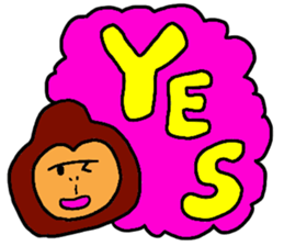 Gentle Gorilla 2 sticker #6031918