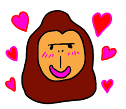 Gentle Gorilla 2 sticker #6031935