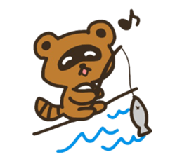 Sticker of the raccoon dog sticker #6032190