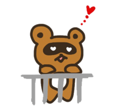 Sticker of the raccoon dog sticker #6032193