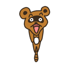 Sticker of the raccoon dog sticker #6032203