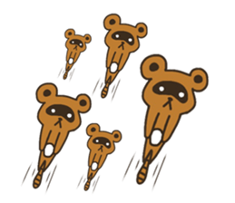 Sticker of the raccoon dog sticker #6032204