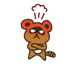 Sticker of the raccoon dog sticker #6032205