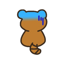 Sticker of the raccoon dog sticker #6032206