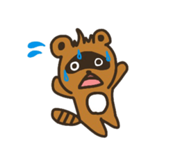 Sticker of the raccoon dog sticker #6032211