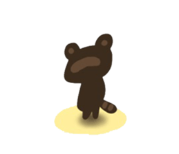 Sticker of the raccoon dog sticker #6032216