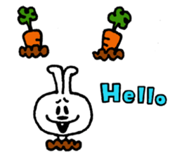 KOMARIGAO no SHIROUSAGI sticker #6032545