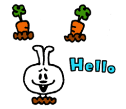 KOMARIGAO no SHIROUSAGI sticker #6032545