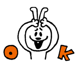 KOMARIGAO no SHIROUSAGI sticker #6032556