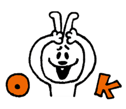 KOMARIGAO no SHIROUSAGI sticker #6032556