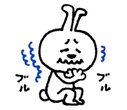 KOMARIGAO no SHIROUSAGI sticker #6032558