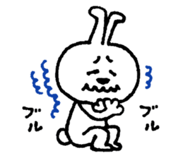 KOMARIGAO no SHIROUSAGI sticker #6032558