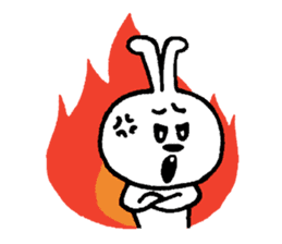 KOMARIGAO no SHIROUSAGI sticker #6032561