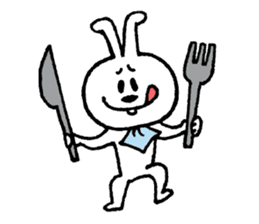 KOMARIGAO no SHIROUSAGI sticker #6032563