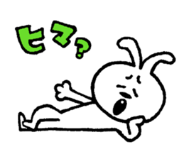 KOMARIGAO no SHIROUSAGI sticker #6032572