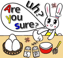 USEFUL CHATTING PHRASE WITH CHEF RABBIT4 sticker #6032586