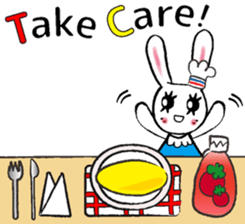 USEFUL CHATTING PHRASE WITH CHEF RABBIT4 sticker #6032599