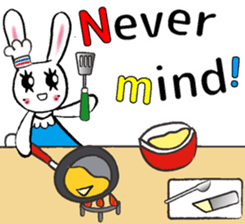 USEFUL CHATTING PHRASE WITH CHEF RABBIT4 sticker #6032605