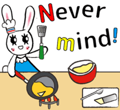 USEFUL CHATTING PHRASE WITH CHEF RABBIT4 sticker #6032605