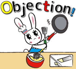 USEFUL CHATTING PHRASE WITH CHEF RABBIT4 sticker #6032607