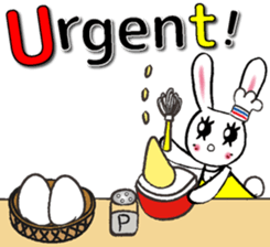 USEFUL CHATTING PHRASE WITH CHEF RABBIT4 sticker #6032611