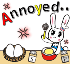USEFUL CHATTING PHRASE WITH CHEF RABBIT4 sticker #6032612