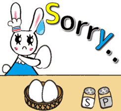 USEFUL CHATTING PHRASE WITH CHEF RABBIT4 sticker #6032613