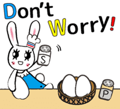 USEFUL CHATTING PHRASE WITH CHEF RABBIT4 sticker #6032615
