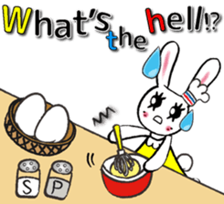 USEFUL CHATTING PHRASE WITH CHEF RABBIT4 sticker #6032616