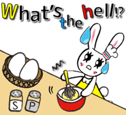 USEFUL CHATTING PHRASE WITH CHEF RABBIT4 sticker #6032616