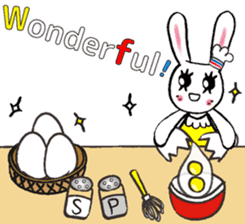 USEFUL CHATTING PHRASE WITH CHEF RABBIT4 sticker #6032619