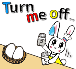 USEFUL CHATTING PHRASE WITH CHEF RABBIT4 sticker #6032623