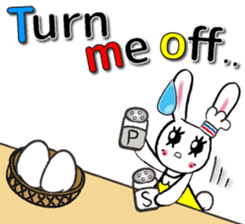 USEFUL CHATTING PHRASE WITH CHEF RABBIT4 sticker #6032623