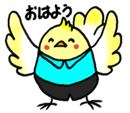 Birds and badminton sticker #6032904