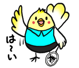 Birds and badminton sticker #6032917