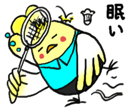 Birds and badminton sticker #6032922