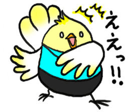 Birds and badminton sticker #6032924