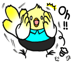 Birds and badminton sticker #6032927