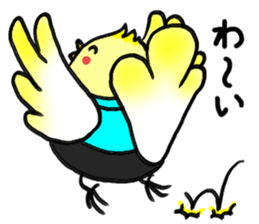 Birds and badminton sticker #6032928