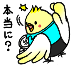 Birds and badminton sticker #6032929