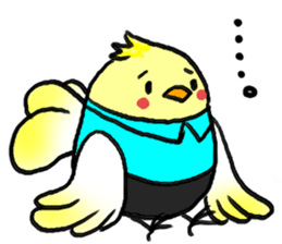 Birds and badminton sticker #6032932