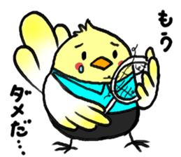 Birds and badminton sticker #6032936