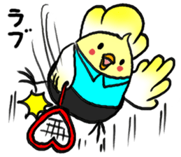 Birds and badminton sticker #6032941